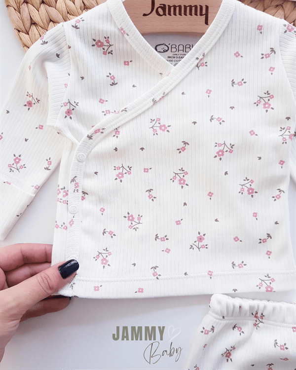 Crispy Flowers Set Of 3 With Gloves - WHITE - Jammy Baby Canada