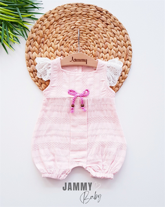 Anna Omuz Dantelli Tulum-PEMBE