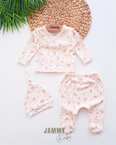 Fleurs croustillantes lot de 3 avec gants-NATUREL