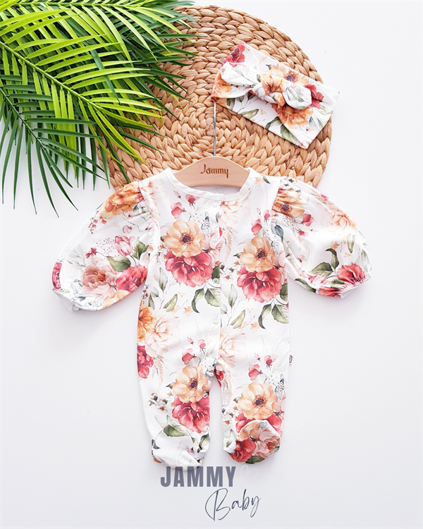 Helena Bow Bandana Jumpsuit Set - EKRU