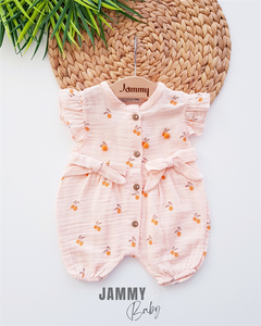 Ponpon Kirazlı Müslin Tulum-SOMON