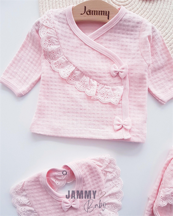 Mathilda Laura 5 Piece Newborn Set With Hat-PUDRA